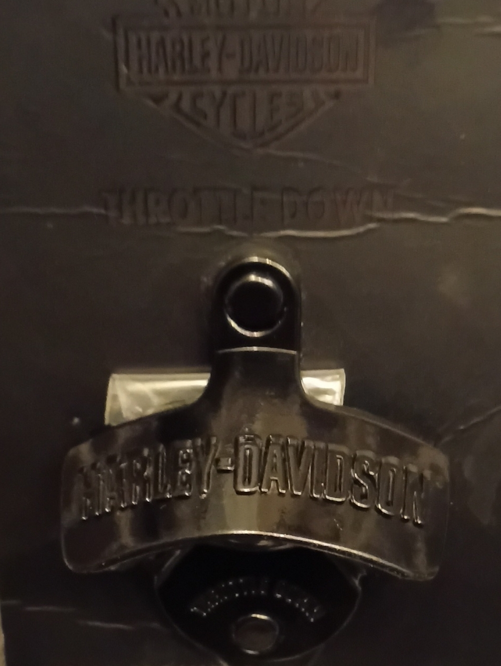 Harley-Davidson Bottle Opener - Wall Mounted- Hardware Included